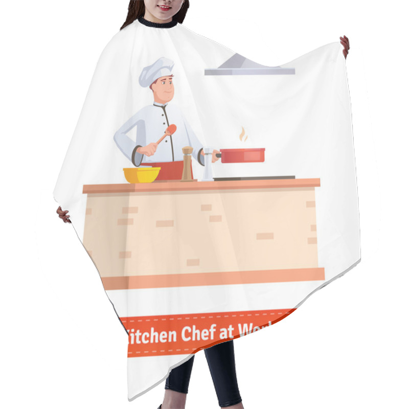 Personality  Chef Cooking Food Hair Cutting Cape