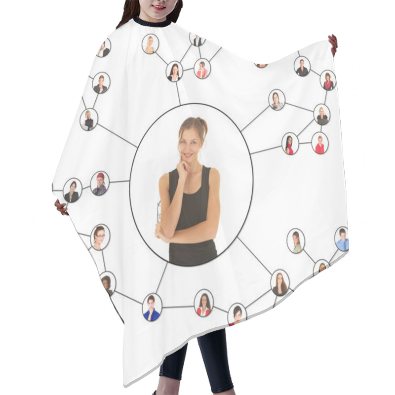 Personality  Social Networks Hair Cutting Cape