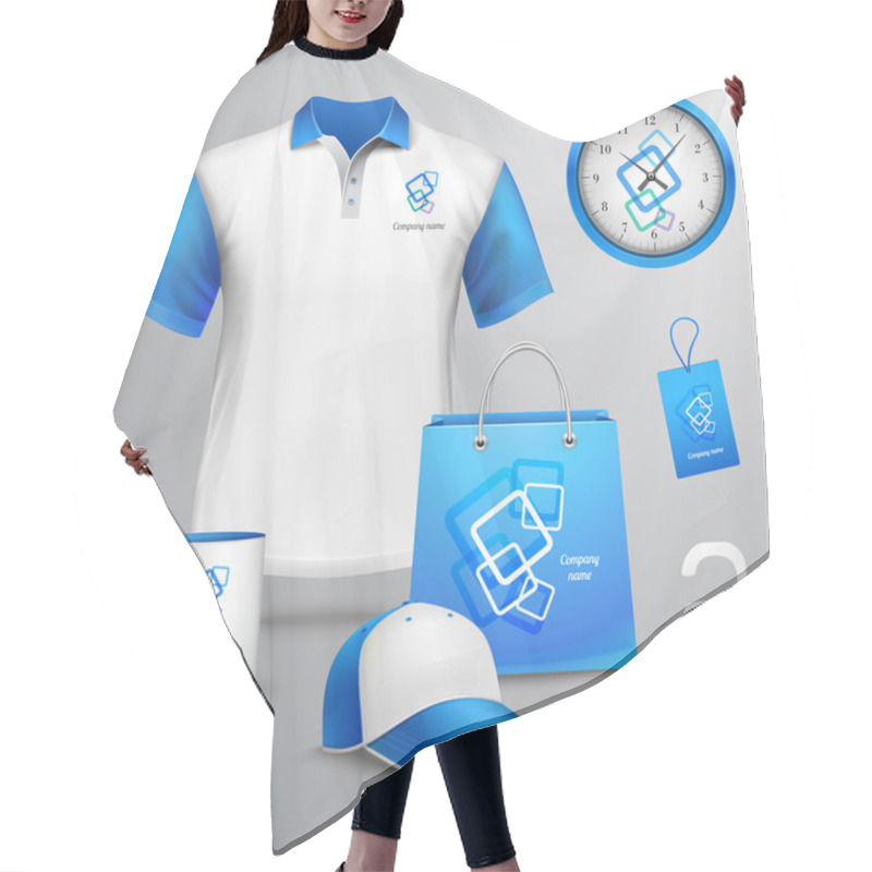 Personality  Corporate Identity Template Hair Cutting Cape