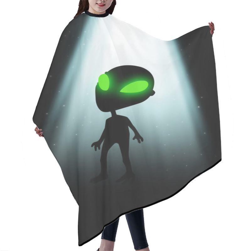 Personality  Alien Hair Cutting Cape