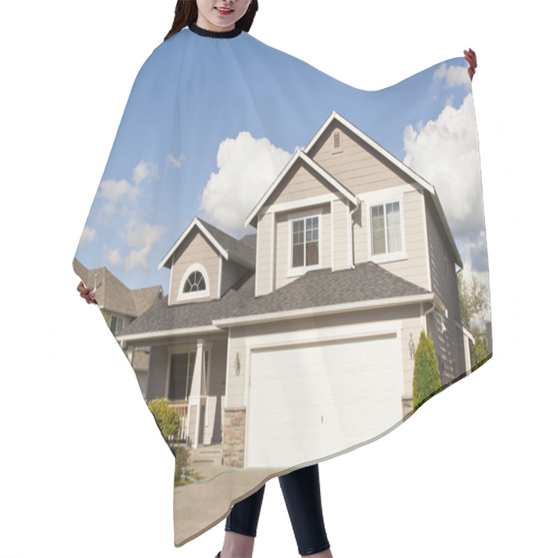 Personality  Suburban House Hair Cutting Cape