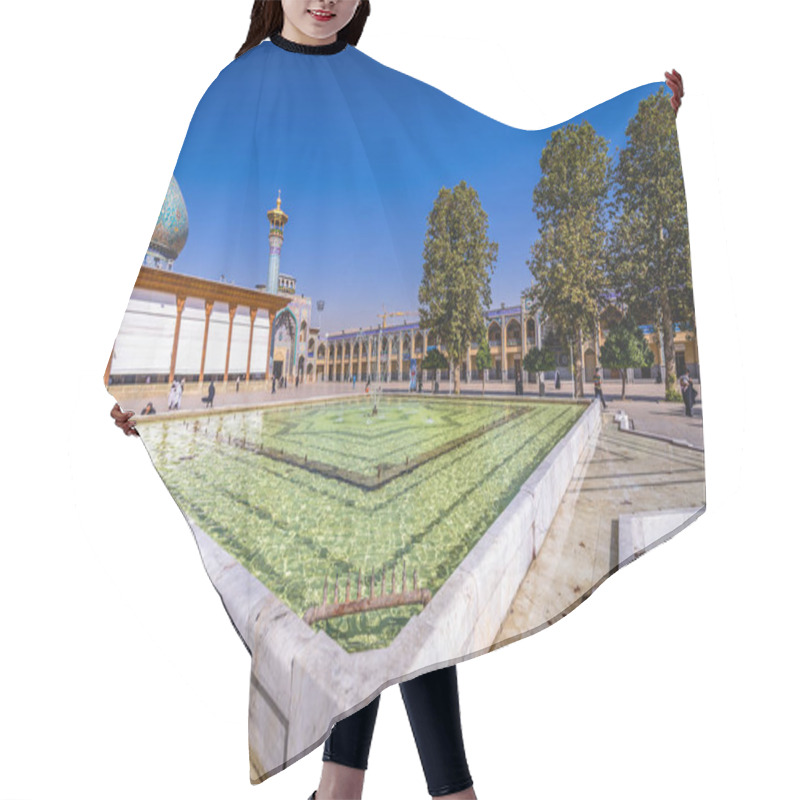 Personality  Shah Cheragh Complex In Shiraz Hair Cutting Cape