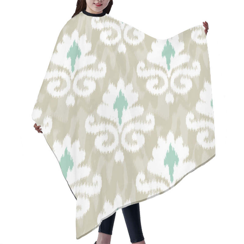 Personality  Ikat Damask Pattern Hair Cutting Cape