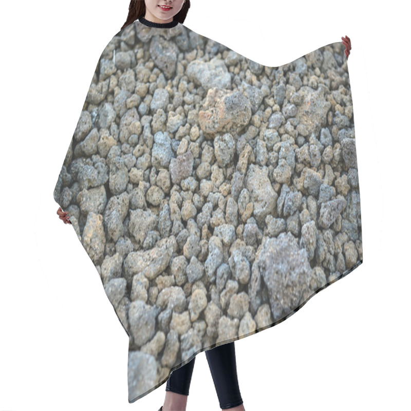 Personality  Background Of Volcanic Stones On Volcano Hair Cutting Cape