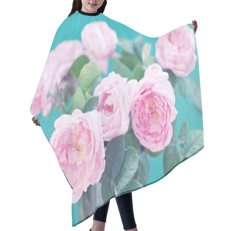 Personality  Bunch Of Peonies In Vase Hair Cutting Cape