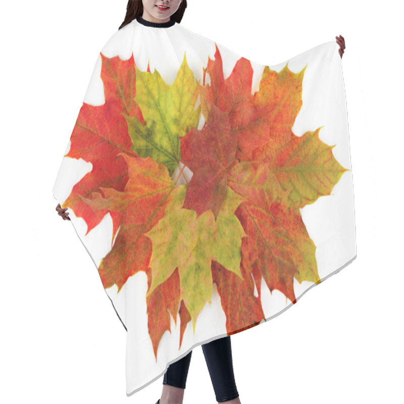 Personality  Autumn Leaves Hair Cutting Cape