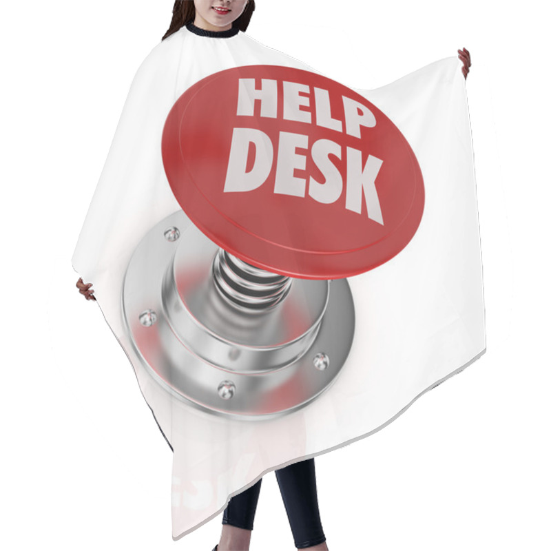 Personality  Help Desk Hair Cutting Cape