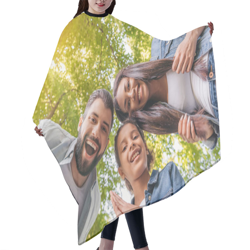 Personality  Happy Young Family  Hair Cutting Cape