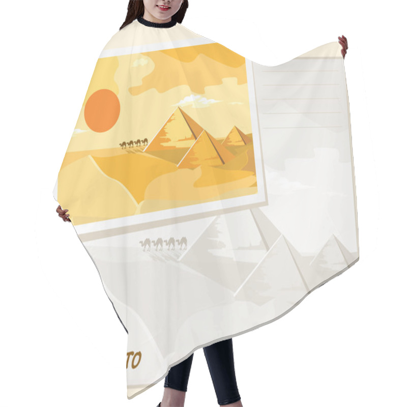 Personality  Travel Photo Template Hair Cutting Cape