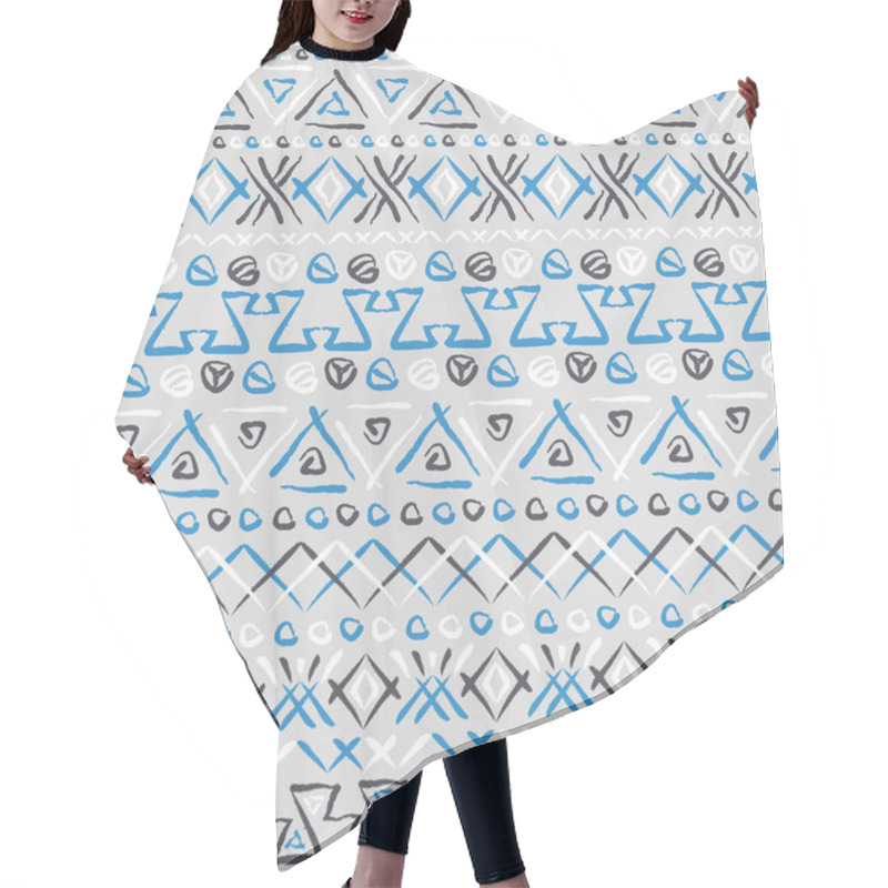 Personality  Tribal Ethnic Seamless Pattern Hair Cutting Cape