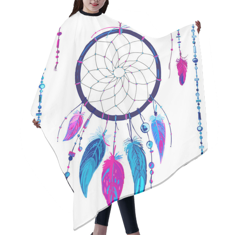 Personality  Native American Indian Dream Catcher Hair Cutting Cape