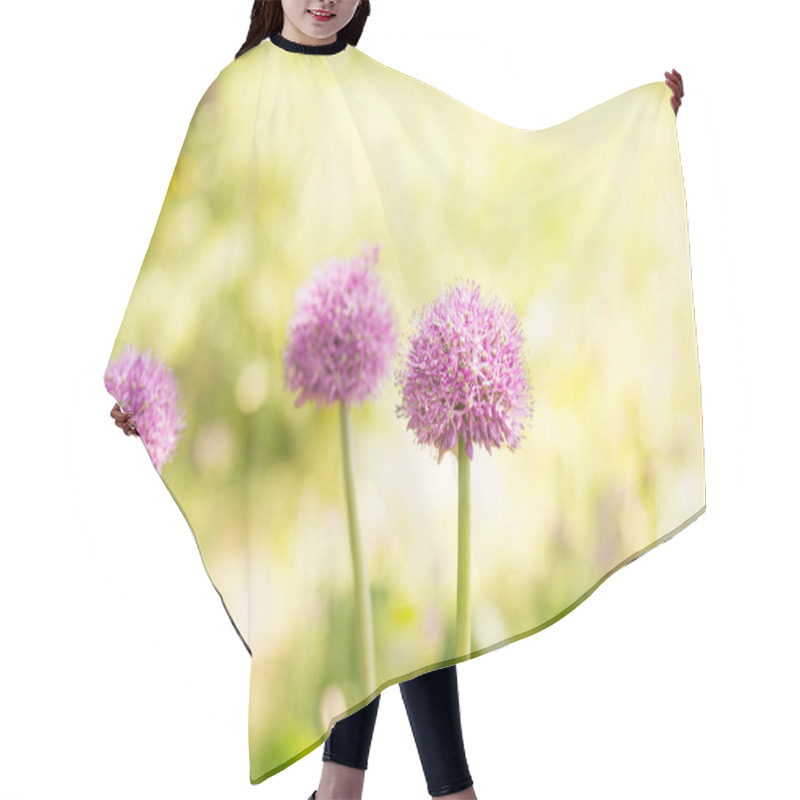 Personality  Blossoming Onions With Flowers Hair Cutting Cape