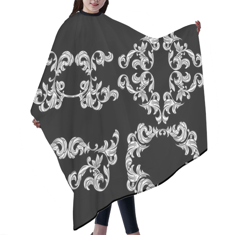 Personality  Floral Design Elements Hair Cutting Cape