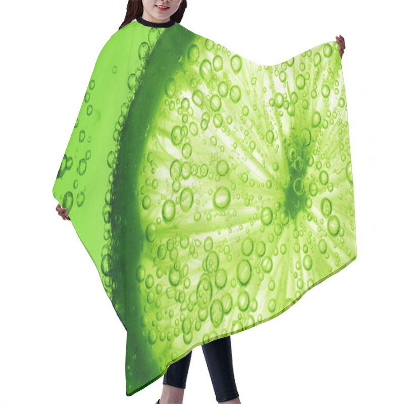 Personality  Lime Slice In Water Hair Cutting Cape