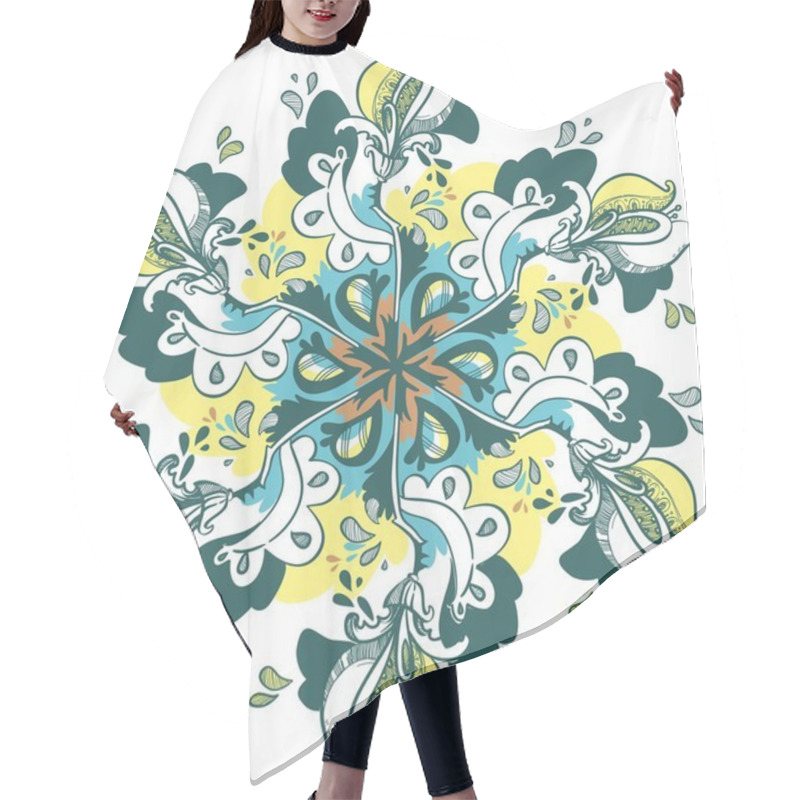 Personality  Floral Pattern, Background, Lace Hair Cutting Cape