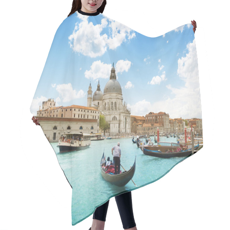 Personality  Grand Canal And Basilica Santa Maria Della Salute, Venice, Italy Hair Cutting Cape