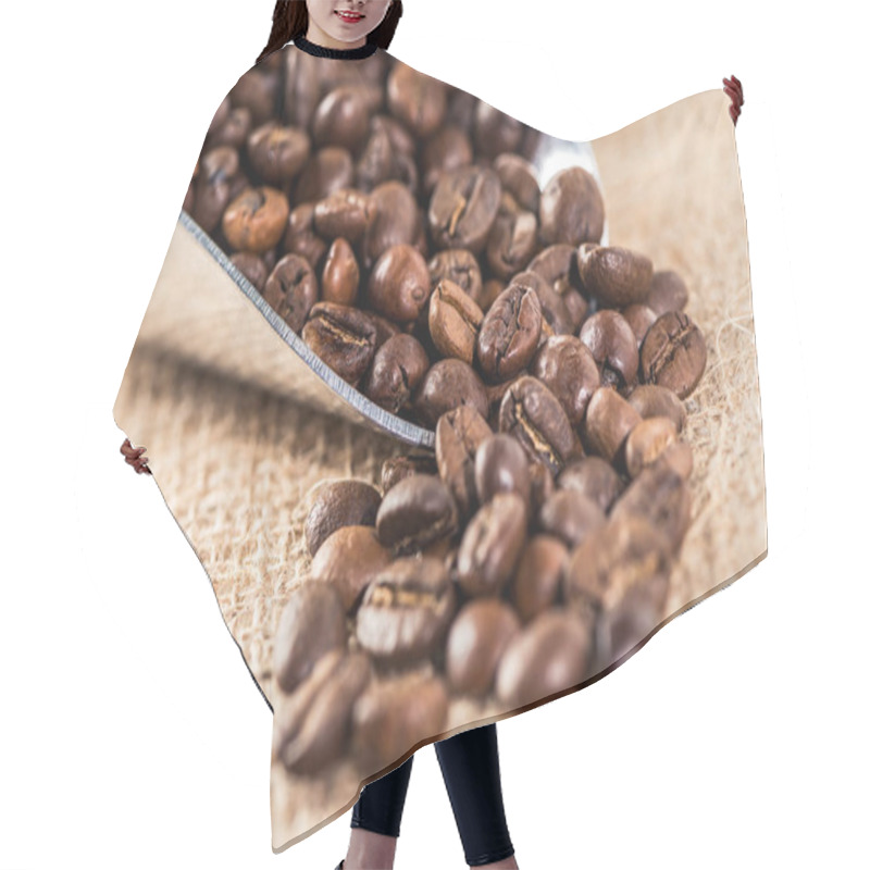 Personality  Aromatic Coffee Beans Hair Cutting Cape