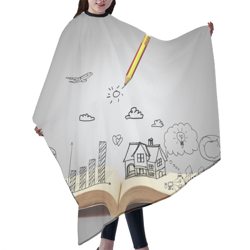 Personality  Book Of Fantasy Stories Hair Cutting Cape