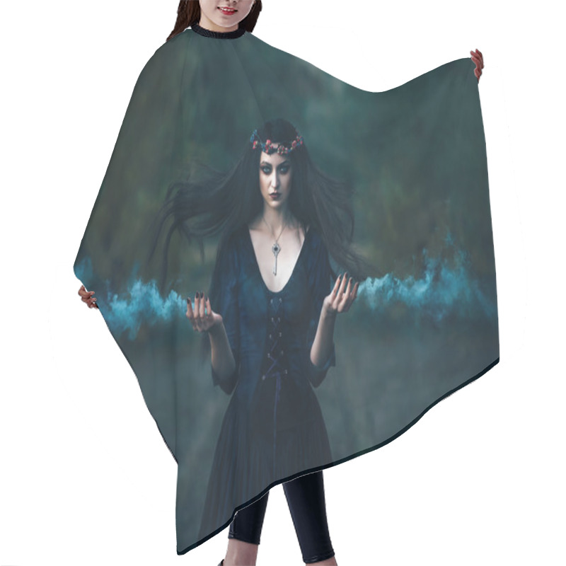 Personality  Witch Dark Halloween Hair Cutting Cape