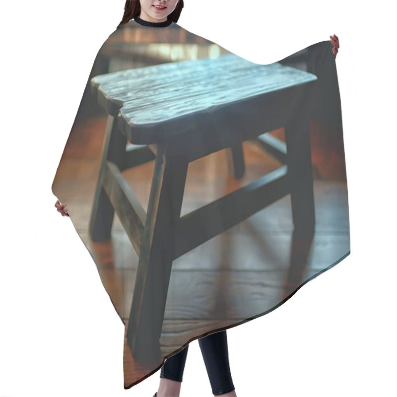 Personality  Loft Wooden Stool, Furniture Object Hair Cutting Cape