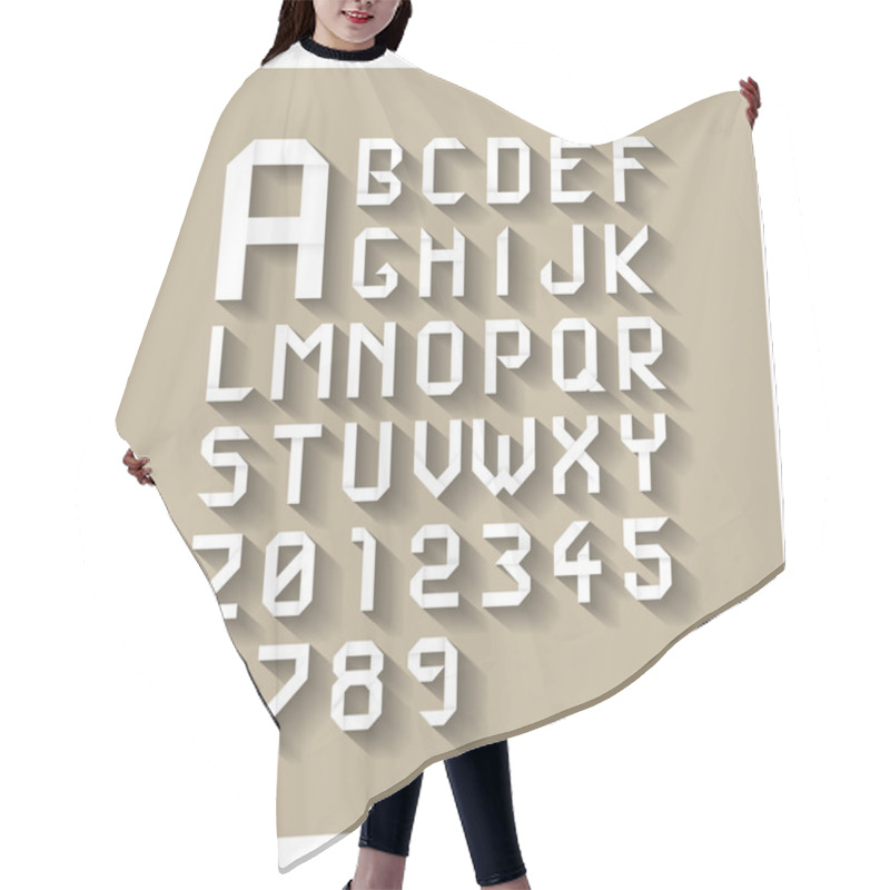 Personality  Letters Hair Cutting Cape