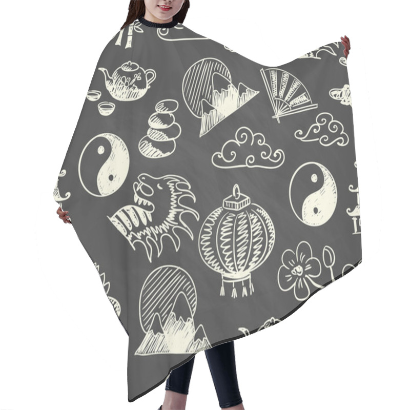 Personality  Asian Icons Hair Cutting Cape