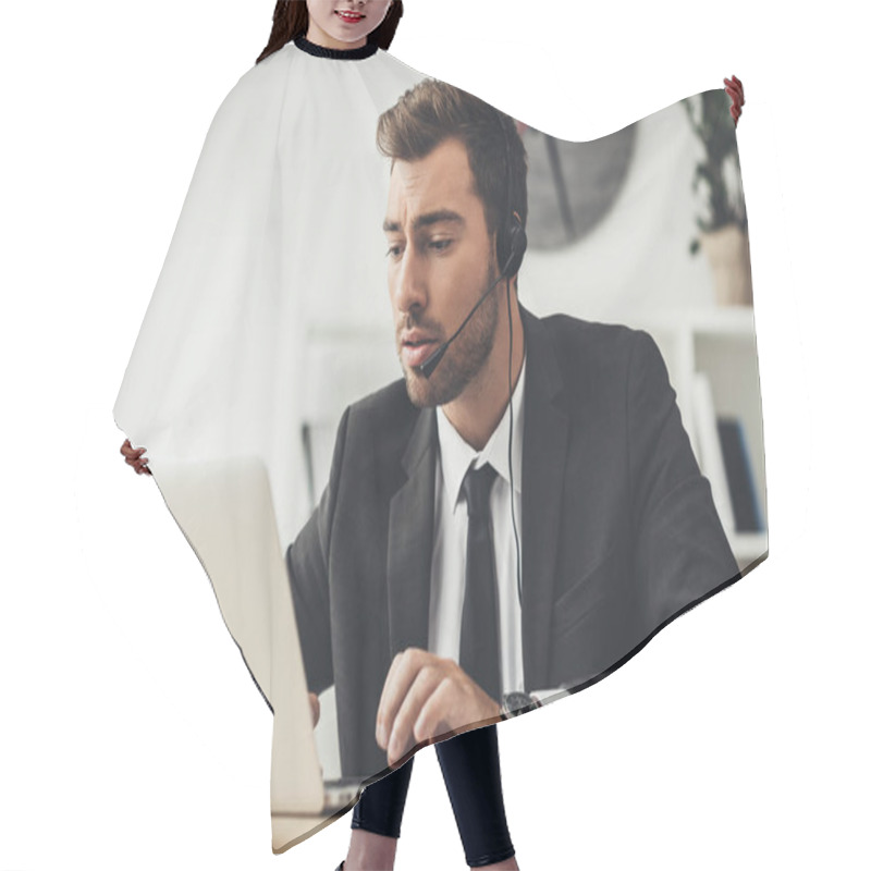 Personality  Call Center Worker Hair Cutting Cape