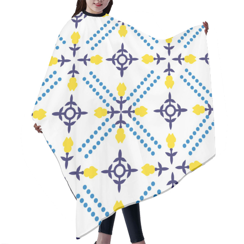 Personality  Seamless Pattern Hair Cutting Cape