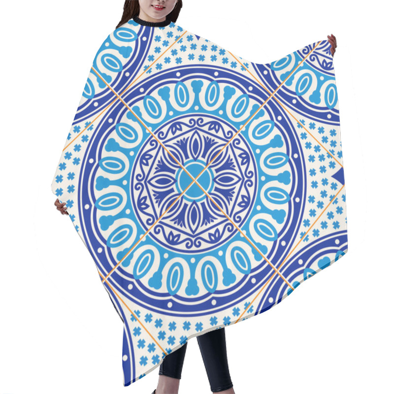 Personality  Gorgeous Seamless  Pattern Hair Cutting Cape