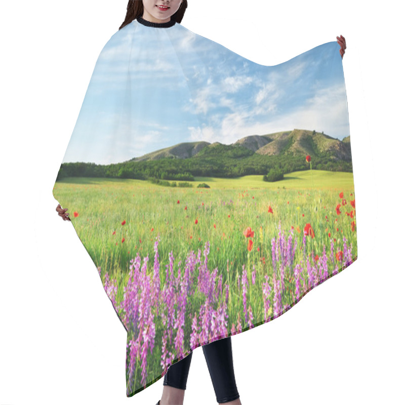 Personality  Spring Meadow Hair Cutting Cape