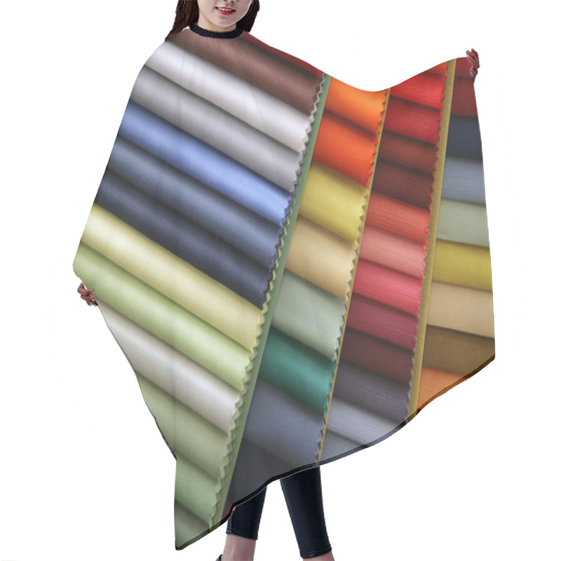 Personality  Samples Of A Fabric Hair Cutting Cape