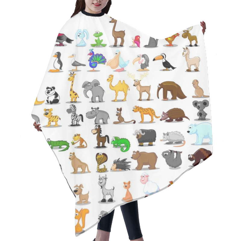 Personality  Extra Large Set Of Animals Hair Cutting Cape