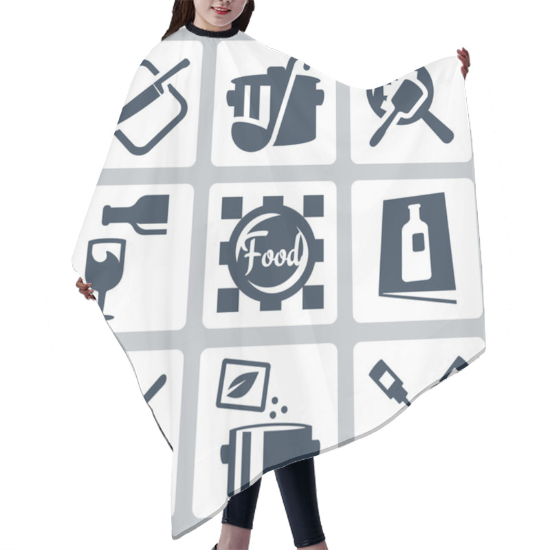 Personality  Cooking Food And Dining Hair Cutting Cape