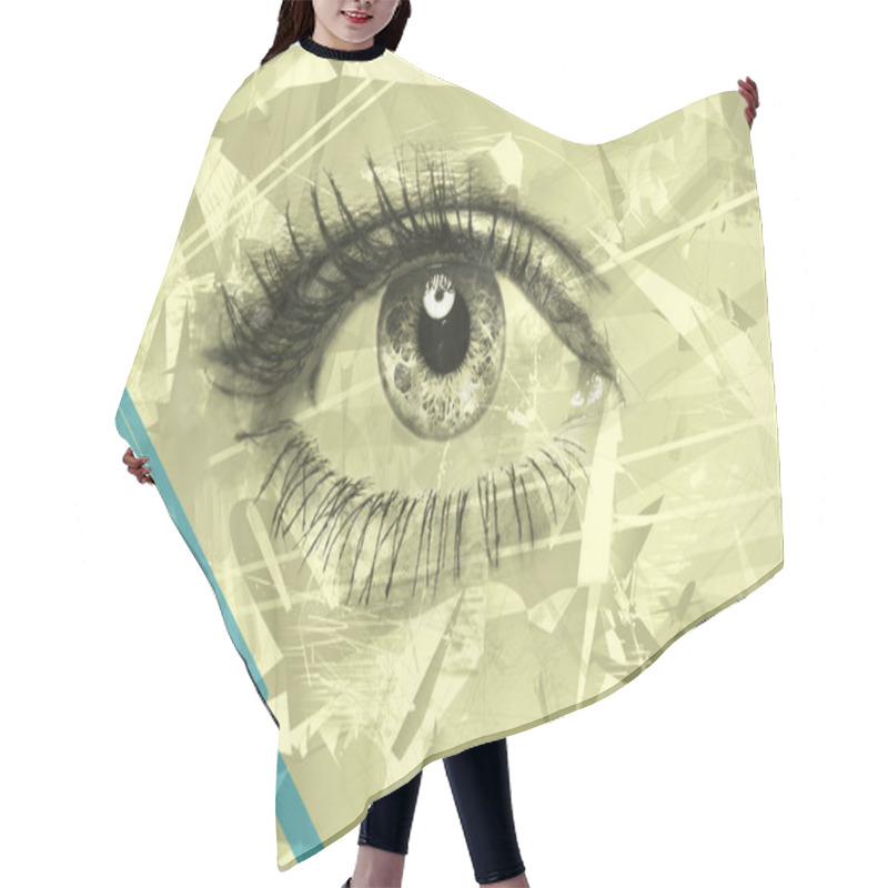 Personality  Abstract Background Hair Cutting Cape