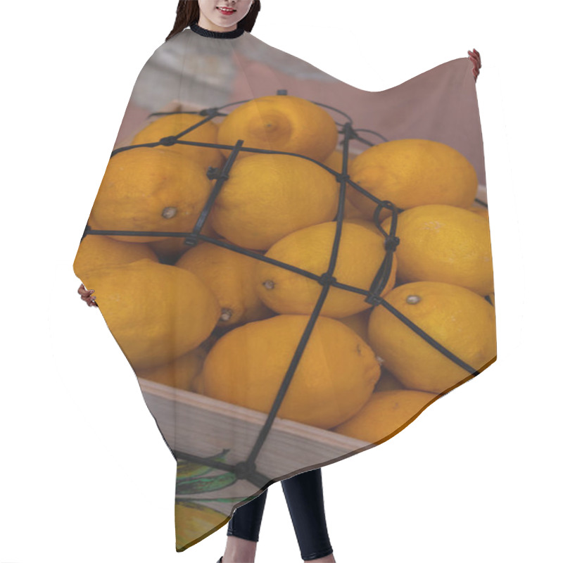 Personality  A Lot Of Lemons In A Net Hair Cutting Cape