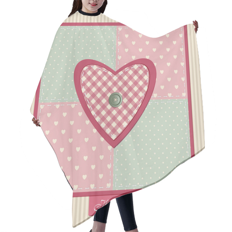 Personality  Happy Valentine's Day Hair Cutting Cape