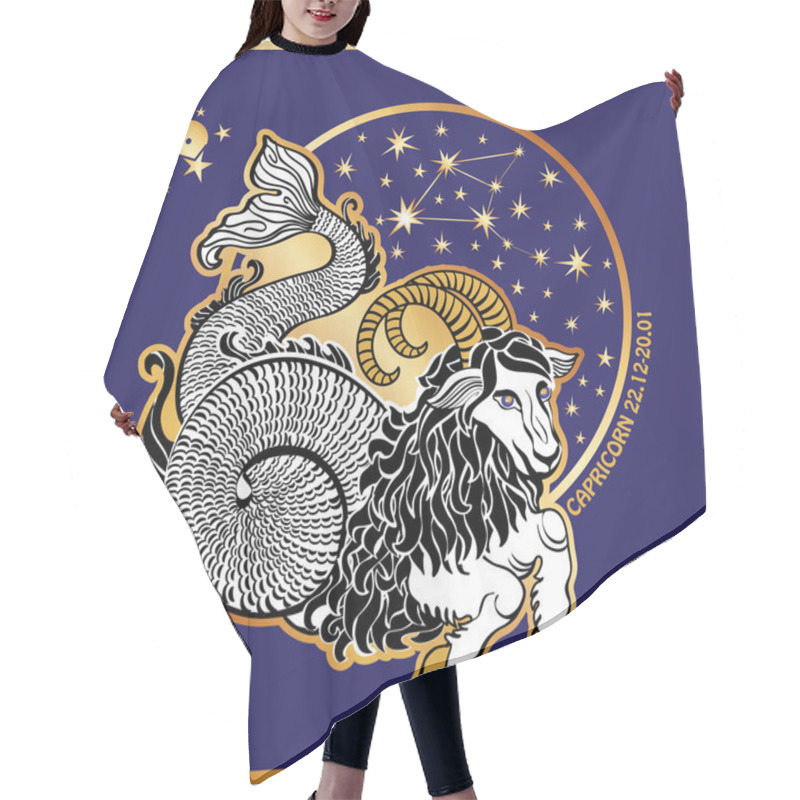 Personality  Horoscope.Capricorn Zodiac Sign Hair Cutting Cape