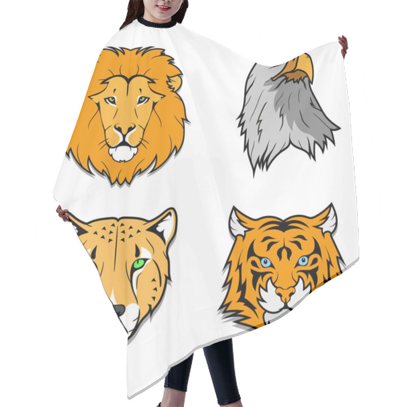 Personality  Set Of Wild Animals Hair Cutting Cape