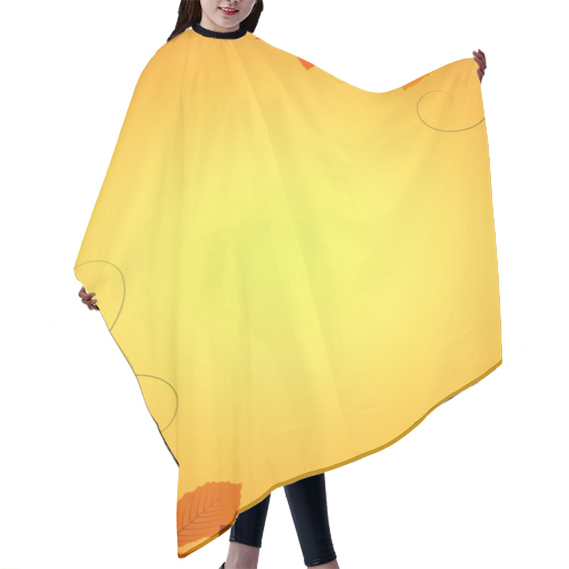 Personality  Autumn Background Hair Cutting Cape