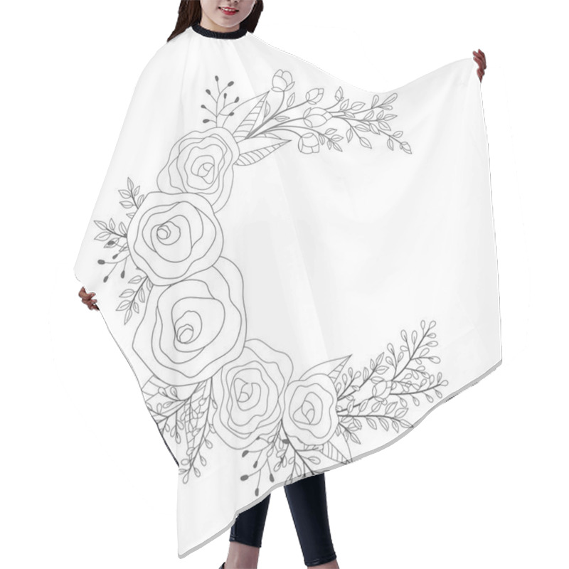 Personality  Beautiful Romantic Crescent Moon Hair Cutting Cape