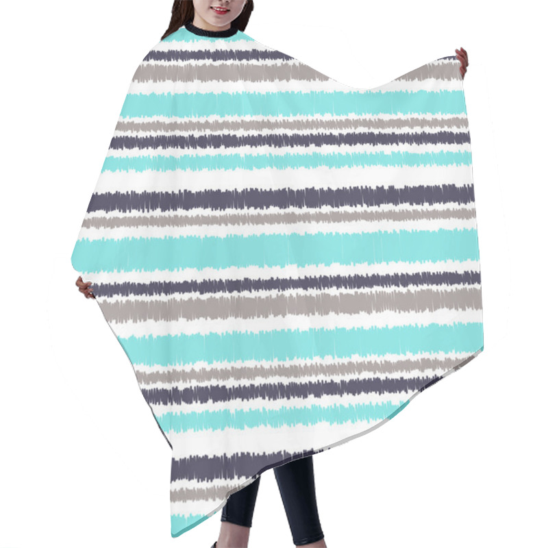 Personality  Striped Textured Pattern Hair Cutting Cape