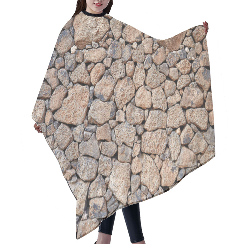 Personality  Volcanic Stones Background Hair Cutting Cape