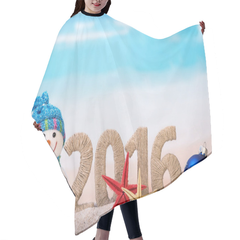 Personality  New Year Sign With Starfishes Hair Cutting Cape