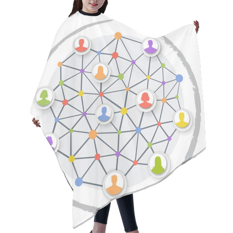 Personality  Global Network Hair Cutting Cape