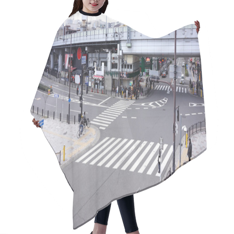 Personality  Pedestrians Crossing Crosswalk Hair Cutting Cape