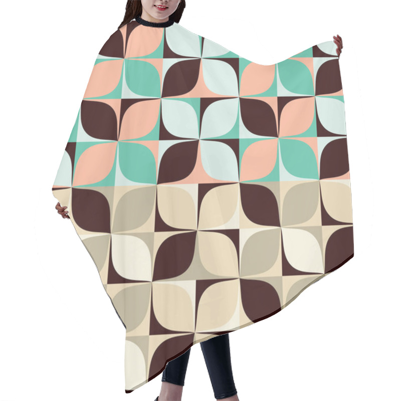 Personality  Abstract Seamless Pattern Hair Cutting Cape