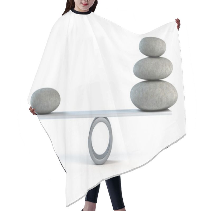 Personality  Balancing Stones Hair Cutting Cape