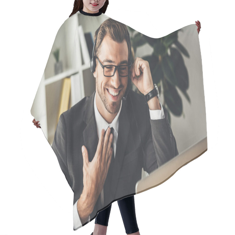 Personality  Call Center Worker Hair Cutting Cape