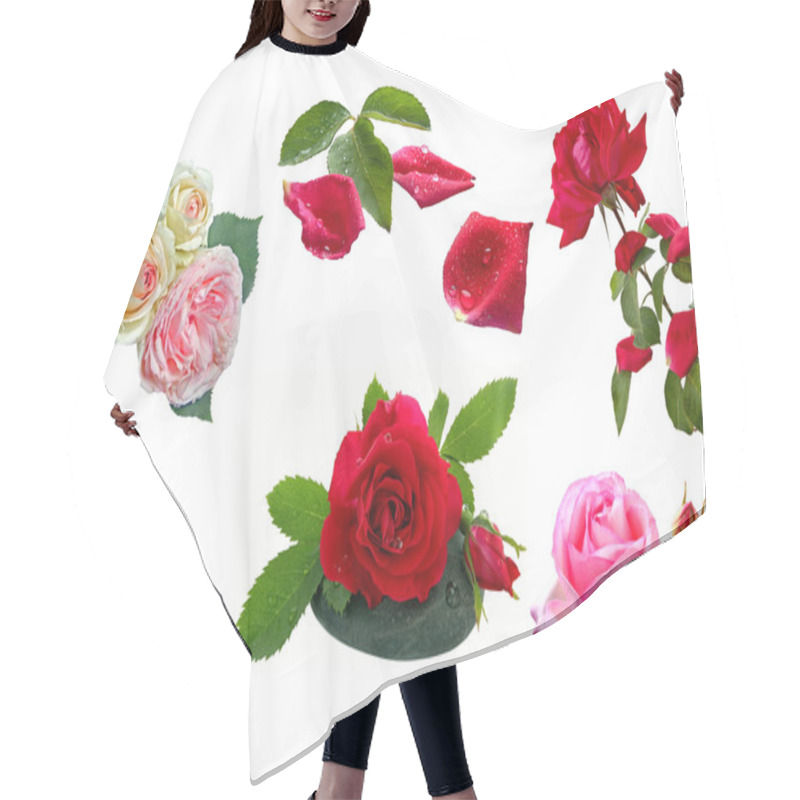 Personality  Flowers Hair Cutting Cape