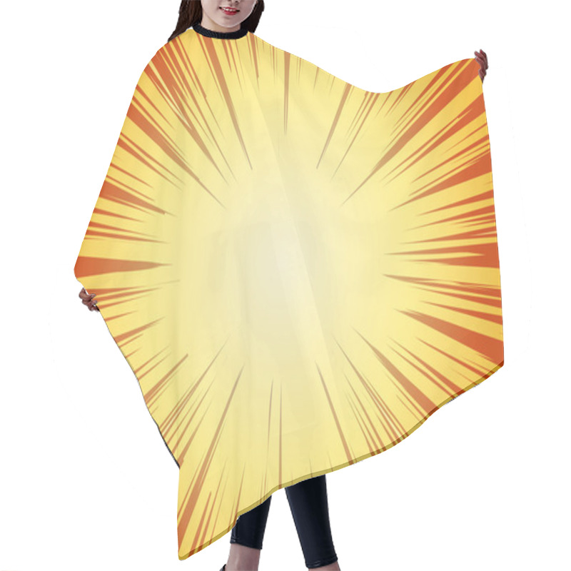 Personality  Sun Rays For Comic Books  Hair Cutting Cape